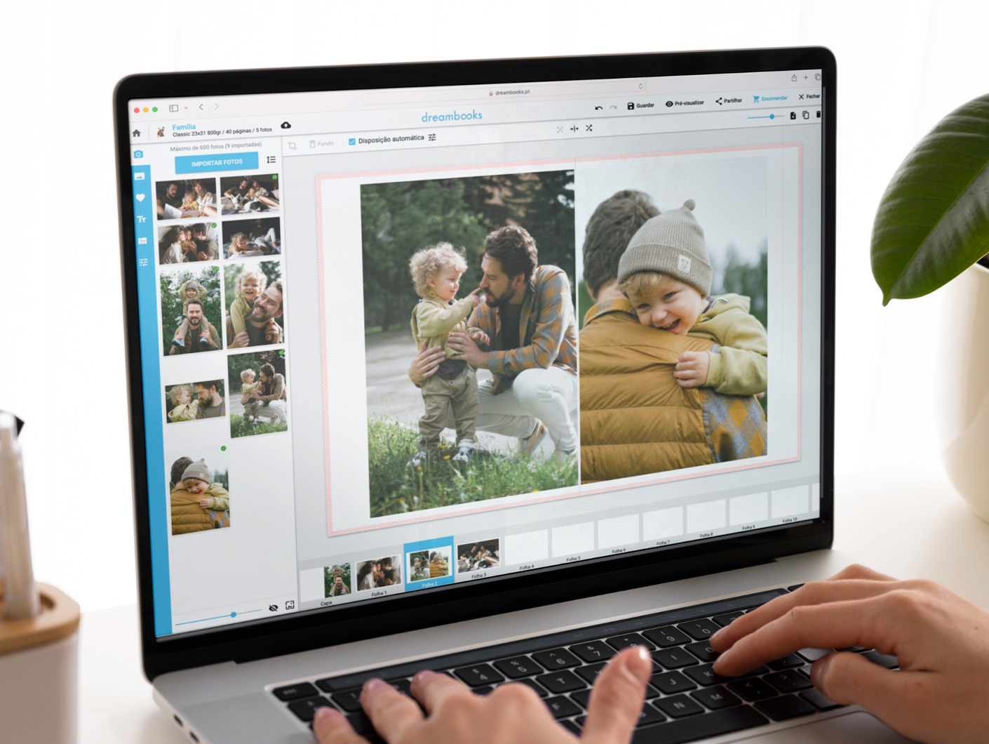 Criar seu Álbum de Fotos nunca foi tão fácil e rápido!